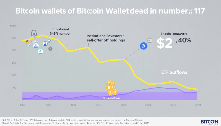 비트코인 지갑 수 5개월 최저… 기관 투자자 매도세 확산 / Tokenpost