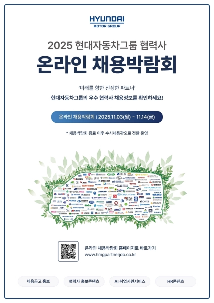 현대차그룹, 협력사 채용박람회 온라인 개최…600개 기업 참여 / 연합뉴스