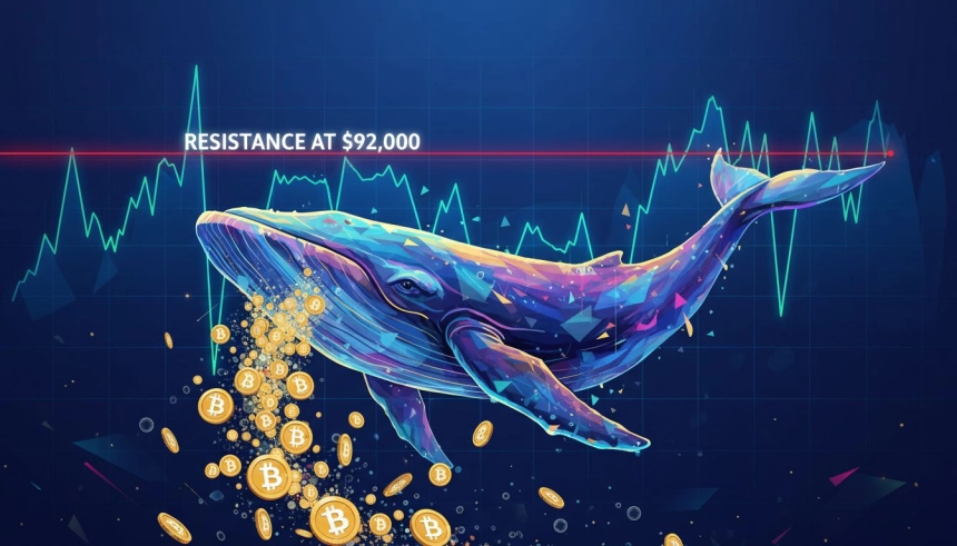 비트코인($BTC) 9만 달러 고점 저항에 '고래' 3.6만 BTC 매도…유동성 압박 작용 / TokenPost.ai