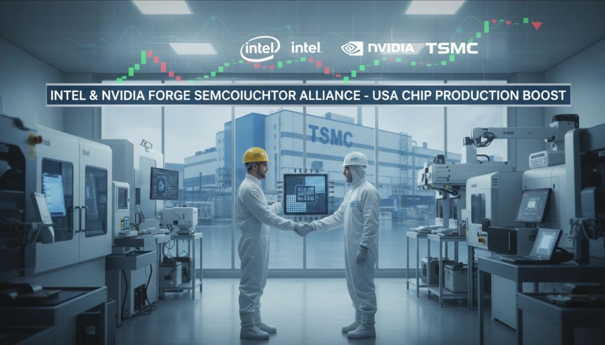 인텔, 엔비디아와 반도체 협력설에 주가 상승…TSMC 의존도 낮추나 / TokenPost.ai