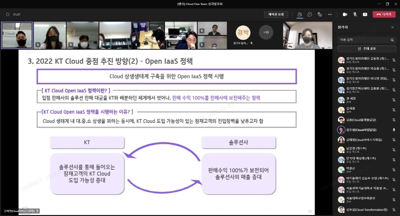 KT, 클라우드 원팀 1년 성과 공개…'클라우드 상생체계' 선도