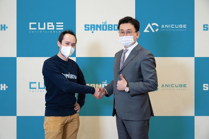 더 샌드박스, ‘큐브엔터테인먼트’와 메타버스 사업 파트너십 체결
