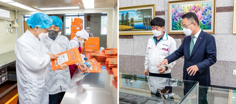 송종욱 광주은행장, 지역 중소기업 릴레이 방문