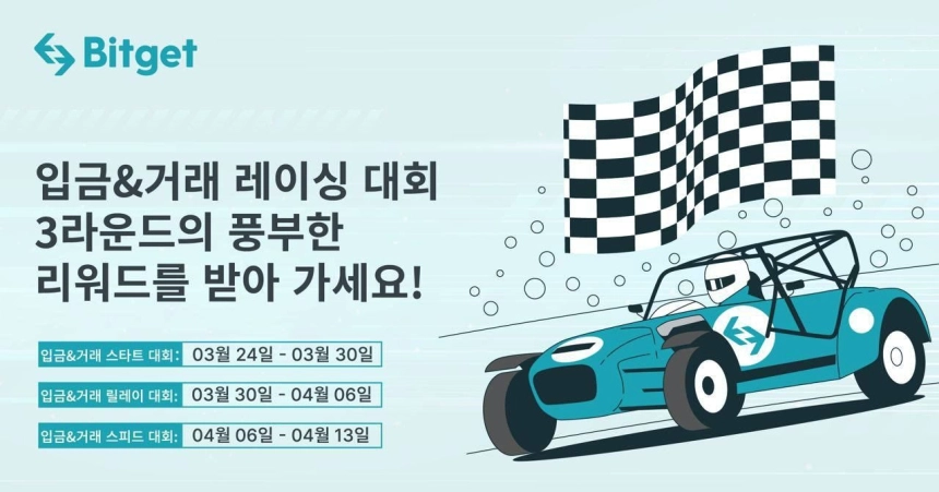 비트겟, 입금·거래 이벤트 개최…최대 상금 1250 USDT