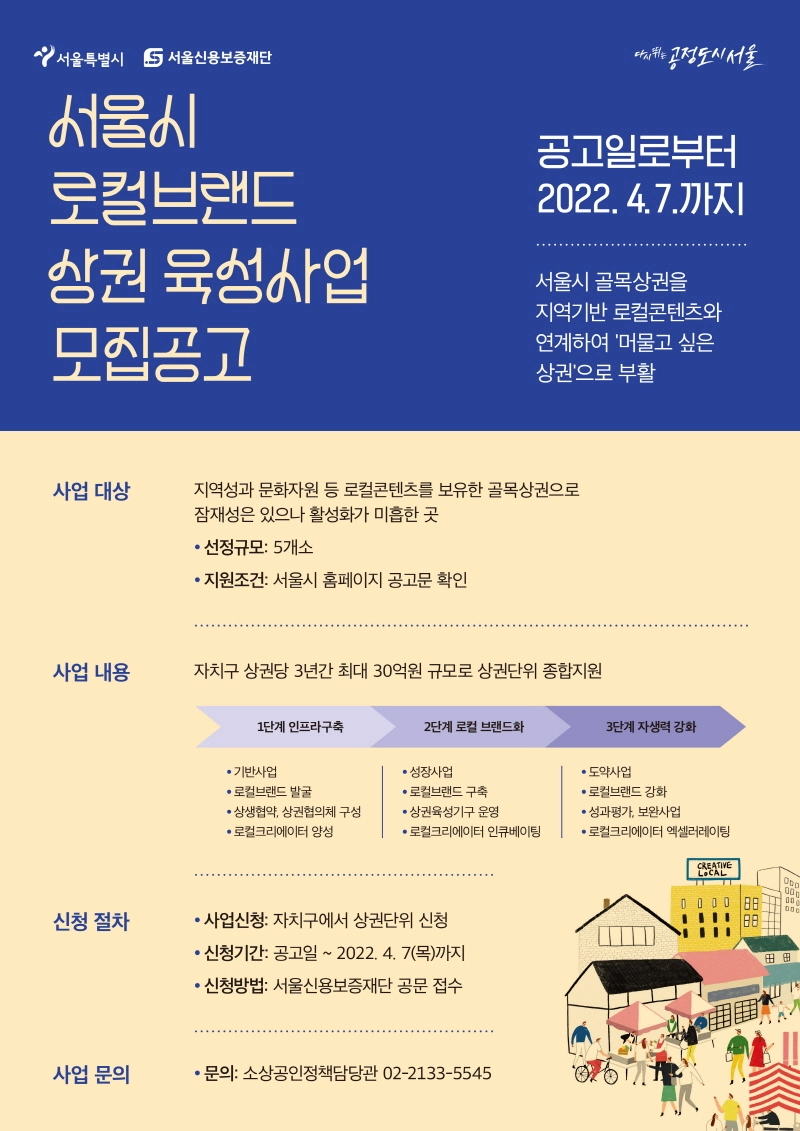 서울시, 골목 상권 로컬브랜드로 육성...최대 30억원 지원