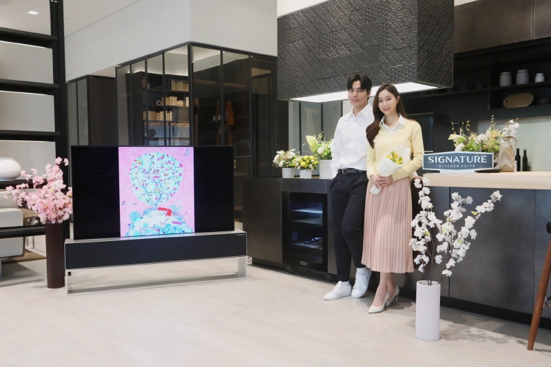 LG전자, '시그니처 키친 스위트' 쇼룸서 봄맞이 전시회 개최