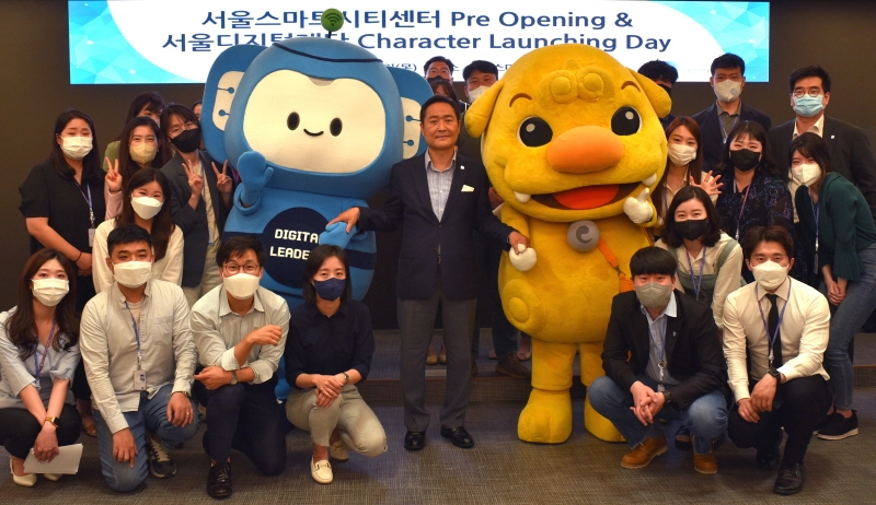로봇 캐릭터 직원이 일한다...서울디지털재단 '월디' 직원 임용