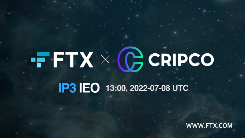크립코 IP3 토큰, 글로벌 거래소 FTX에 상장