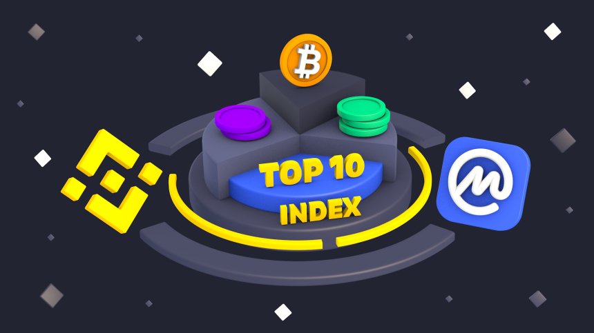 바이낸스, 코인마켓캡 기반 시총 10위 암호화폐 인덱스 출시