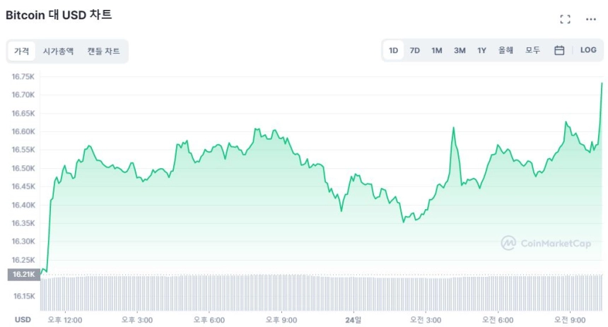 [오후 시세브리핑] 시장 상승폭 확대...BTC 3%, ETH 5% ↑