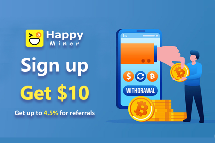 "누구나 비트코인 채굴로 수익 창출"… 해피마이너(HappyMiner), 클라우드 채굴 제공