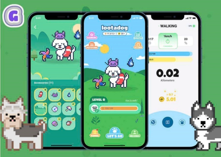 M2E LOOTaDOG  웹2와 웹3 결합한 생활형 반려견 산책 플랫폼의 성공적인 세계 확장