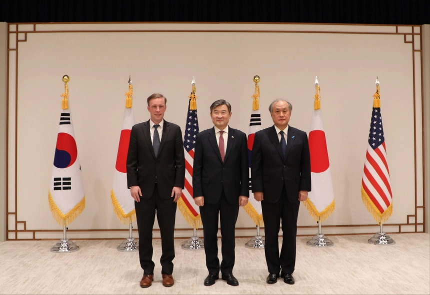 한미일 안보실장회의 "北 비핵화 재확인...사이버 활동 연계 대처"