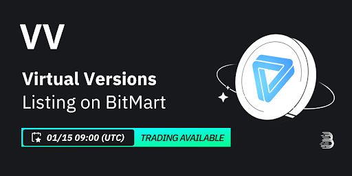 비트마트(BitMart), 버츄얼 버전스(Virtual Versions) 상장