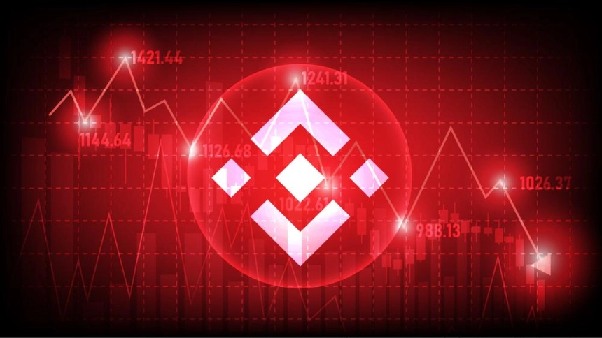 BNB 가격 하락, 최근 랠리 후 다시 하락세