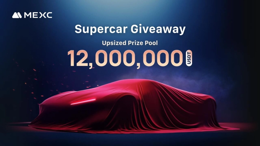 MEXC가 기준을 높입니다: 슈퍼카 경품이 12,000,000 USDT로 상향되었습니다!