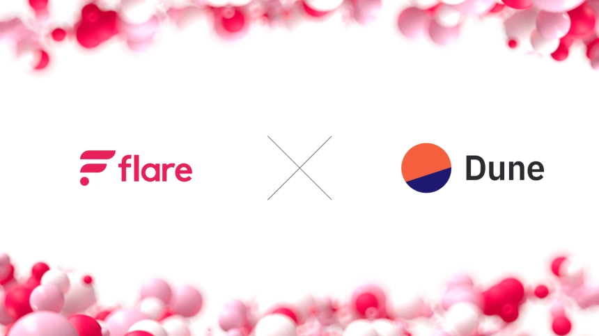 플레어(Flare), 듄(Dune)과의 통합으로 온체인 데이터 분석 강화