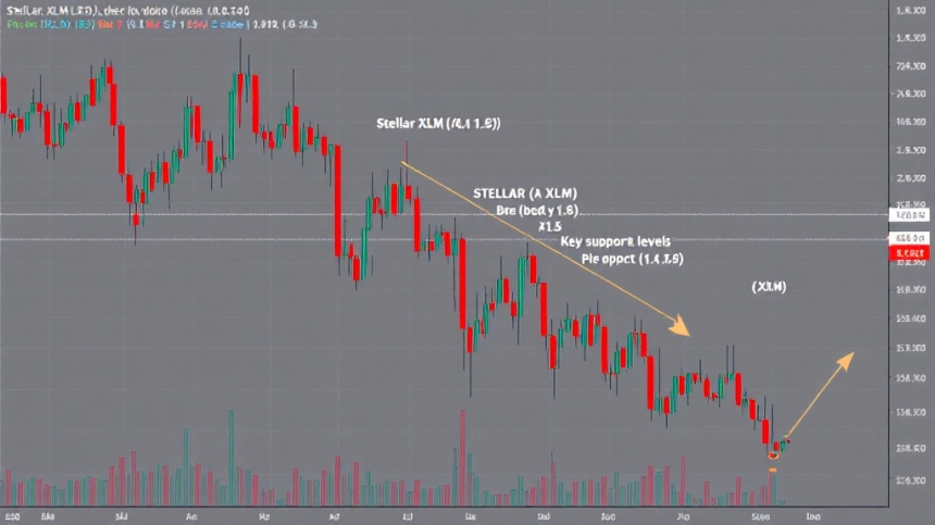 스텔라(XLM), 35% 추가 하락 가능성… 주요 지지선 무너졌다 / Tokenpost