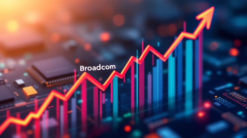 브로드컴, AI 반도체 성장에 힘입어 주가 9% 급등 / Tokenpost
