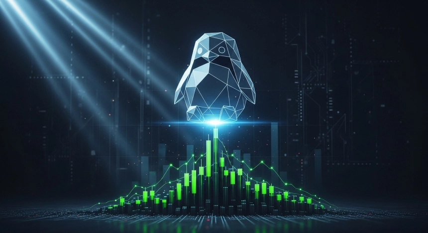 펏지펭귄(PENGU), ETF 이슈에 급등 조짐…거래량 8,000억 원 돌파 / TokenPost.ai