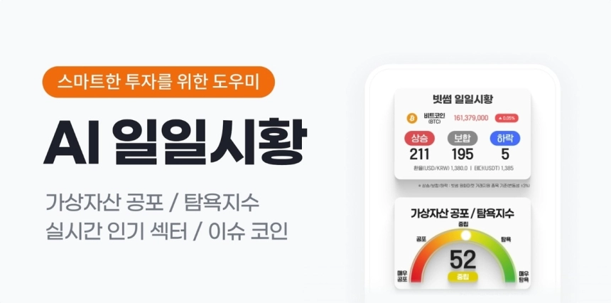 빗썸, AI 아나운서 도입…비트코인 시황 자동 전달 나선다 / 연합뉴스