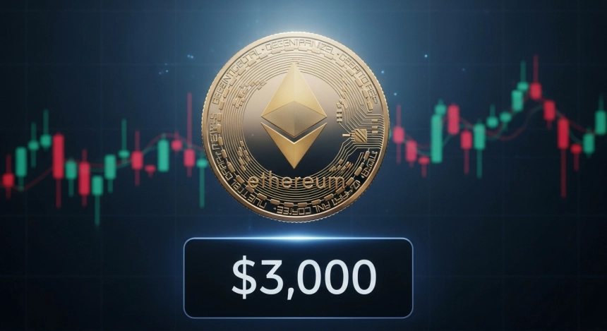이더리움($ETH), 3,000달러 줄다리기…기술 반등 속 하방 경고도 / TokenPost.ai