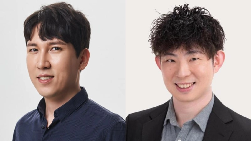 김서준 해시드 대표(왼쪽)와 노리타카 오카베 JPYC 대표 (사진=BWB사무국 제공)