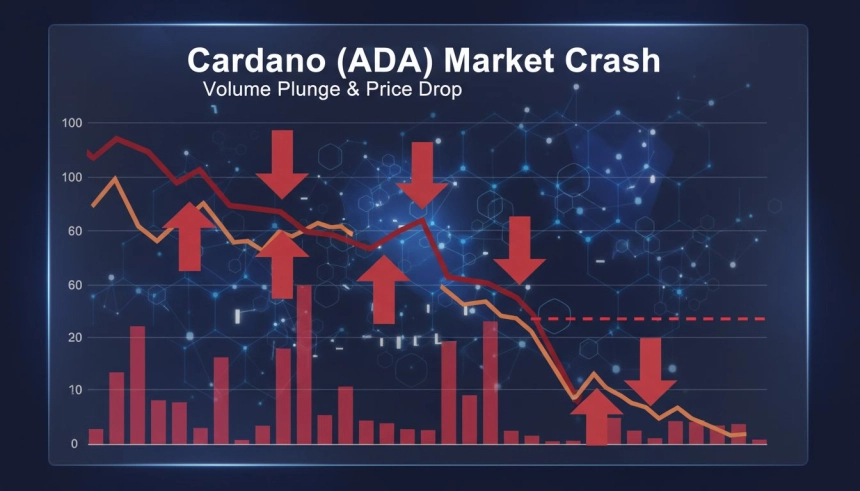 에이다($ADA) 거래량 75% 급감…지지선 붕괴 시 43% 추가 하락 우려 / TokenPost.ai