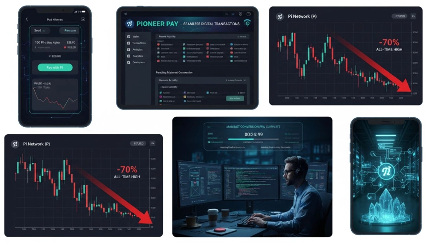 파이네트워크, 간편결제 기능 추가에도 토큰 가격 사상 최저치 경신 / TokenPost.ai