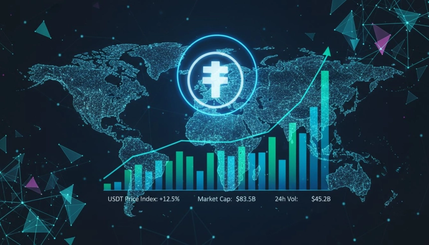 2025년 암호화폐 최대 실적 기업은 테더…매출 7.5조 원, 시장 점유율 60% 돌파 / TokenPost.ai