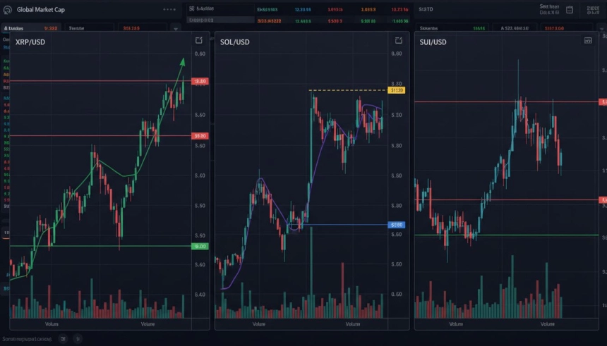 XRP·솔라나·수이, 단기 반등 가능하나 추세 전환까진 갈 길 멀다 / TokenPost.ai