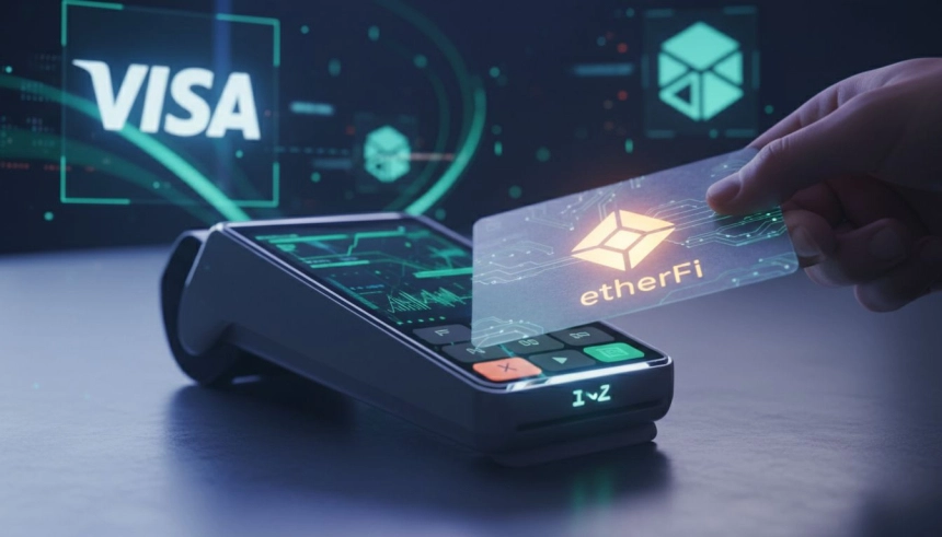비자 지원 암호화폐 카드 결제 525% 급증…EtherFi가 절반 차지 / TokenPost.ai