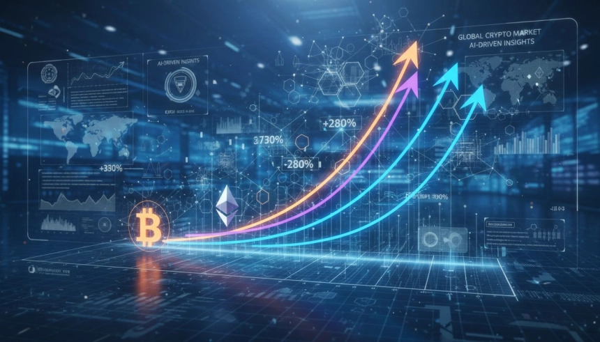 최대 +570% 폭등 전망…AI가 예측한 비트코인·이더리움·XRP의 2026년 가격은 / TokenPost.ai