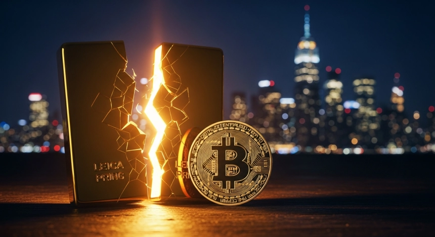 위험회피 속 엇갈린 흐름…비트코인, 금보다 선방 / TokenPost.ai