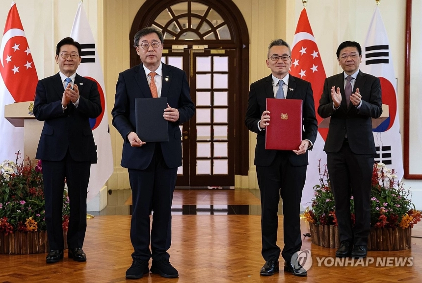 한국-싱가포르 AI 동맹, 글로벌 강국 도약의 발판 마련 / 연합뉴스