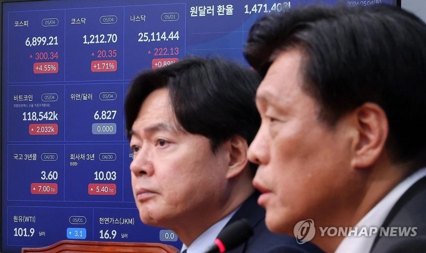 코스피, 인공지능·반도체 주도 4% 급등... 7,000선 돌파 기대 / 연합뉴스