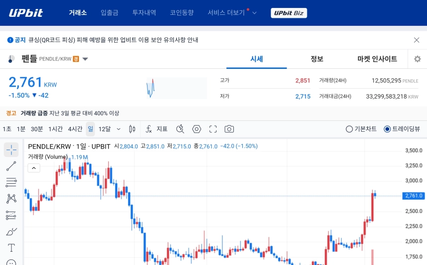 거래소 / 업비트