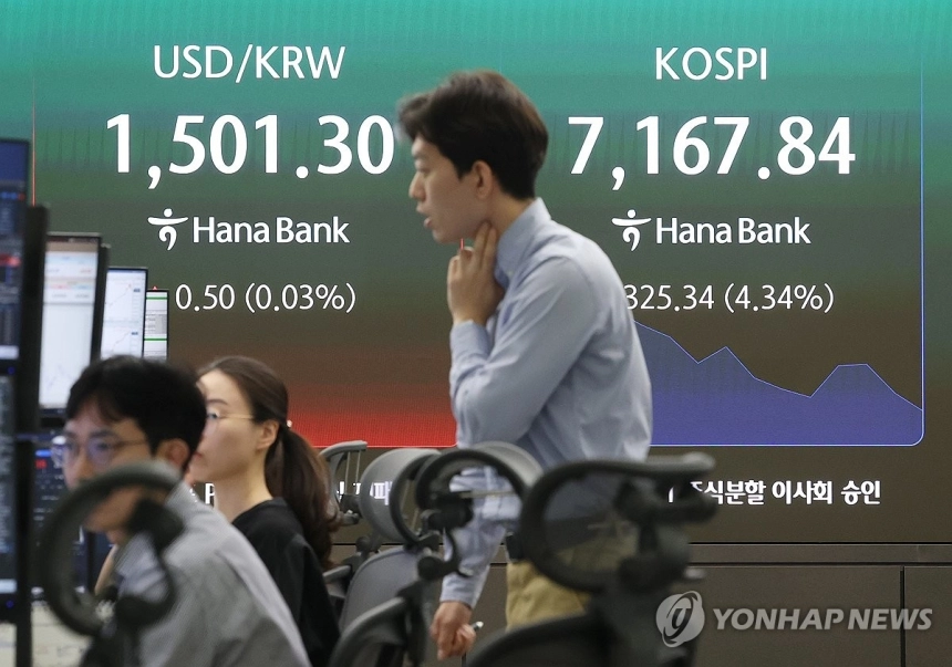 코스피 급락과 반등 반복, 단기 과열 해소 신호? / 연합뉴스