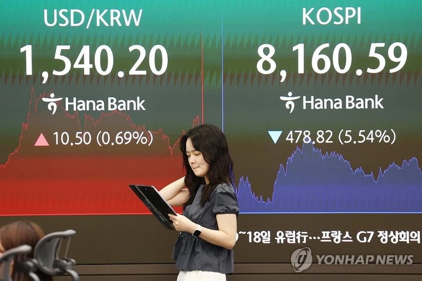원/달러 환율, 17년 만에 1,560원 돌파… 글로벌 금융위기 이후 최고 / 연합뉴스