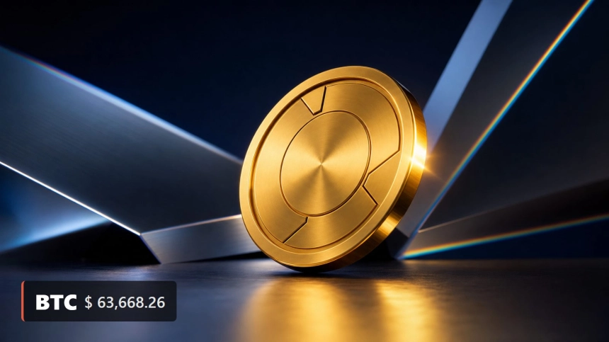 프리즘 사이에 놓인 금색 코인의 모습 / TokenPost.ai (coin)