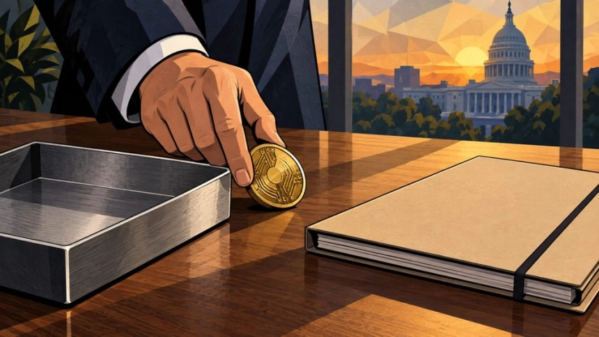 매각을 상징하는 비트코인 토큰과 봉투 / TokenPost.ai