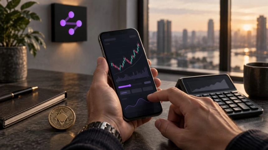 상승 곡선 옆에 놓인 금속 토큰 / TokenPost.ai