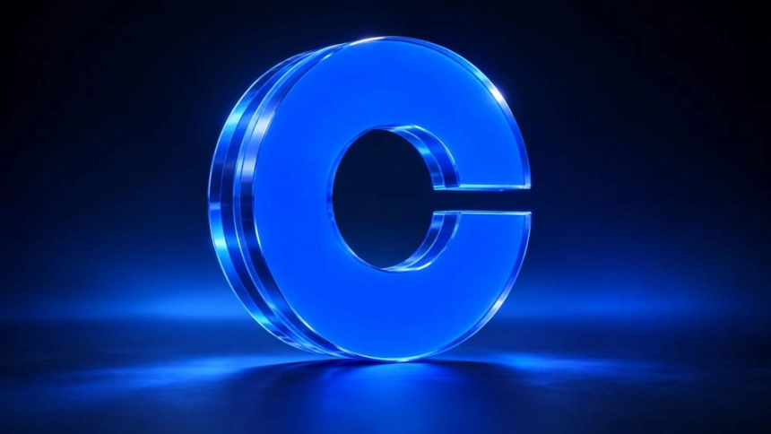 금속 비트코인 토큰을 거래용 트레이에 옮기는 손 / TokenPost.ai