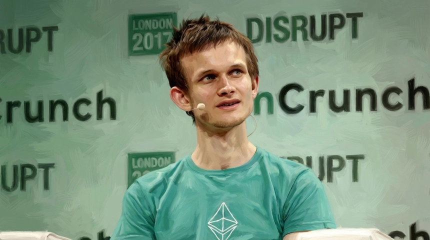 행사 무대에서 발언하는 비탈릭 부테린 모습 / TokenPost.Ai
